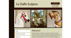 Desktop Screenshot of irachaffinsculpture.com