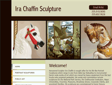 Tablet Screenshot of irachaffinsculpture.com